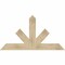 Ekena Millwork Saratoga Rough Sawn Timber Gable Bracket, Douglas Fir, 60"W x 32"H x 2"D x 6"F, 13/12 Pitch GBW060X32X0206SAR00RDF - alternate 1